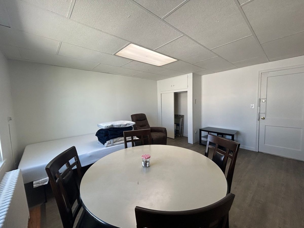 Dining table in a furnished apartment at The Nest
